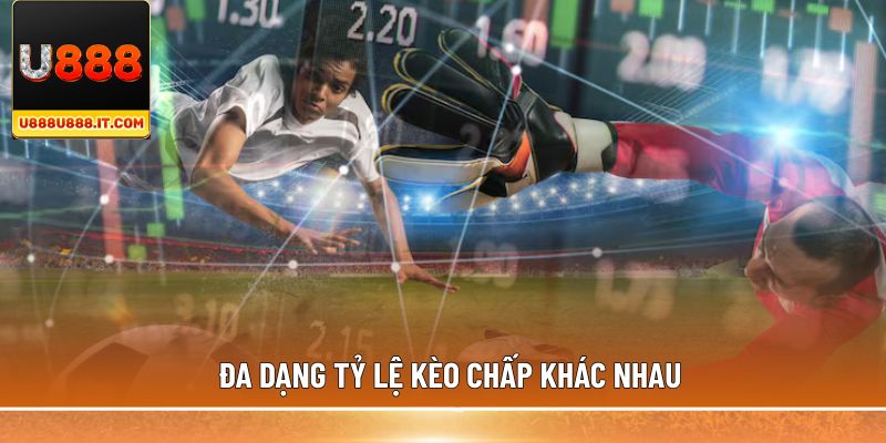 Đa dạng tỷ lệ kèo chấp khác nhau