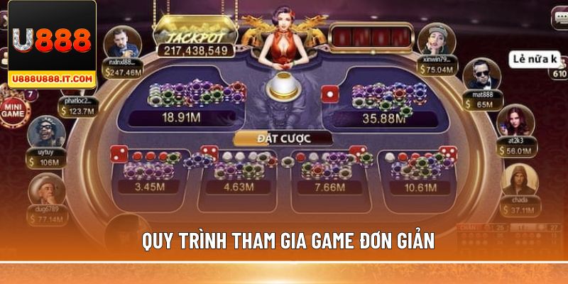Quy trình tham gia game đơn giản